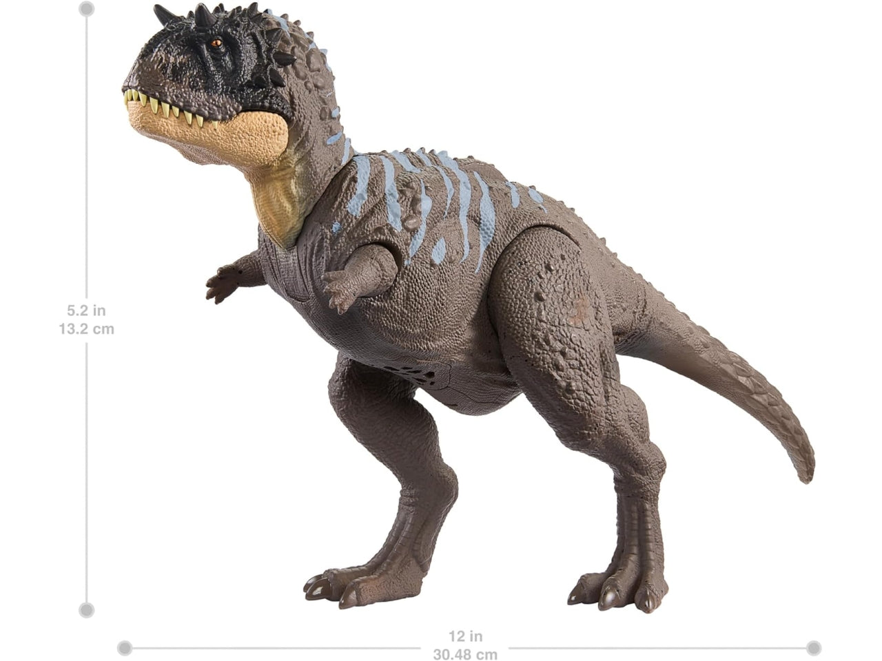 Jurassic World - Ruggito Selvaggio, Diabloceratopo, dinosauro con suoni e mossa d'attacco, dimensioni medie, snodato, con gioco digitale??, Giocattolo per Bambini 4+ Anni - Mattel