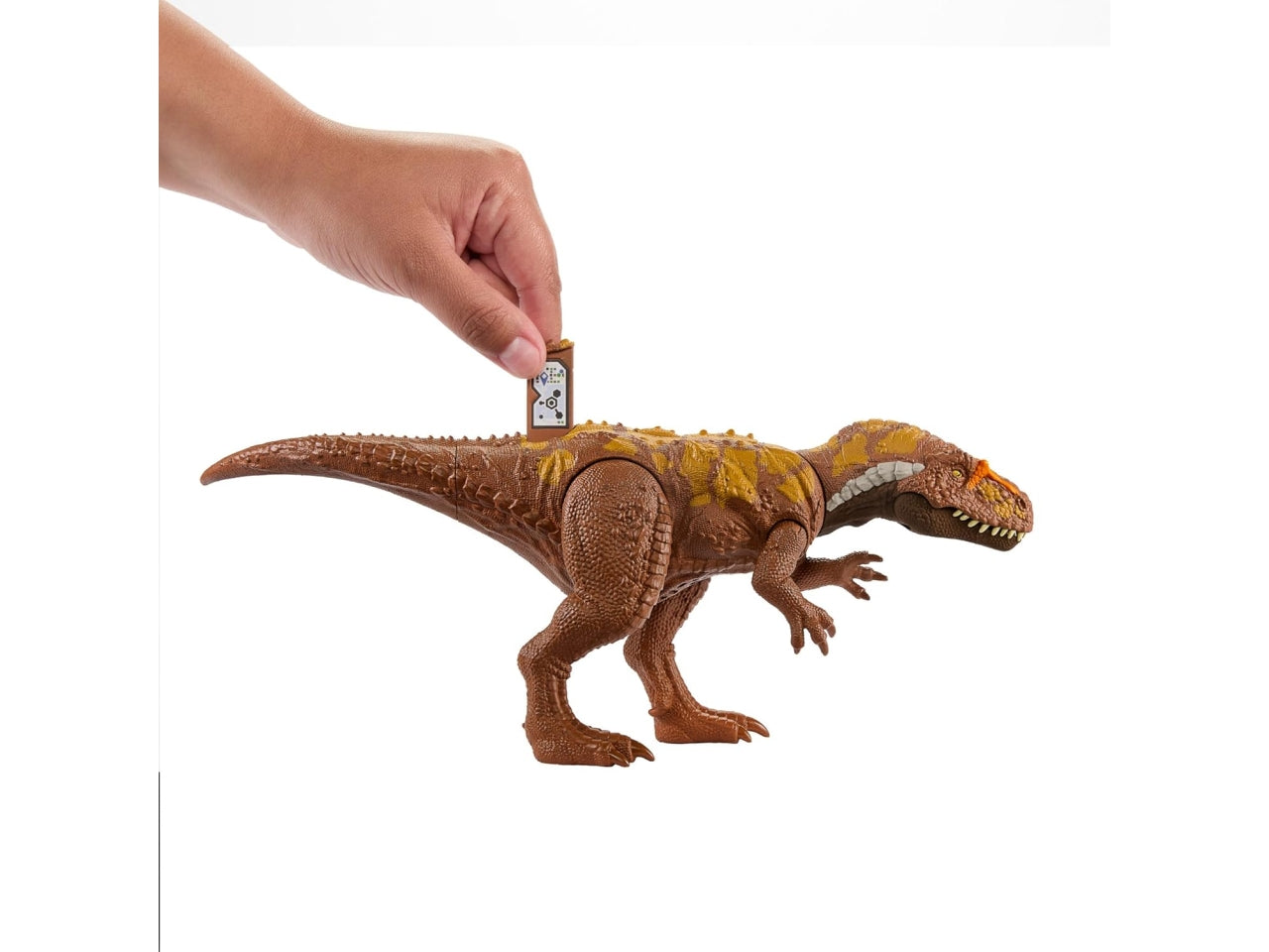Jurassic World - Ruggito Selvaggio, Diabloceratopo, dinosauro con suoni e mossa d'attacco, dimensioni medie, snodato, con gioco digitale??, Giocattolo per Bambini 4+ Anni - Mattel