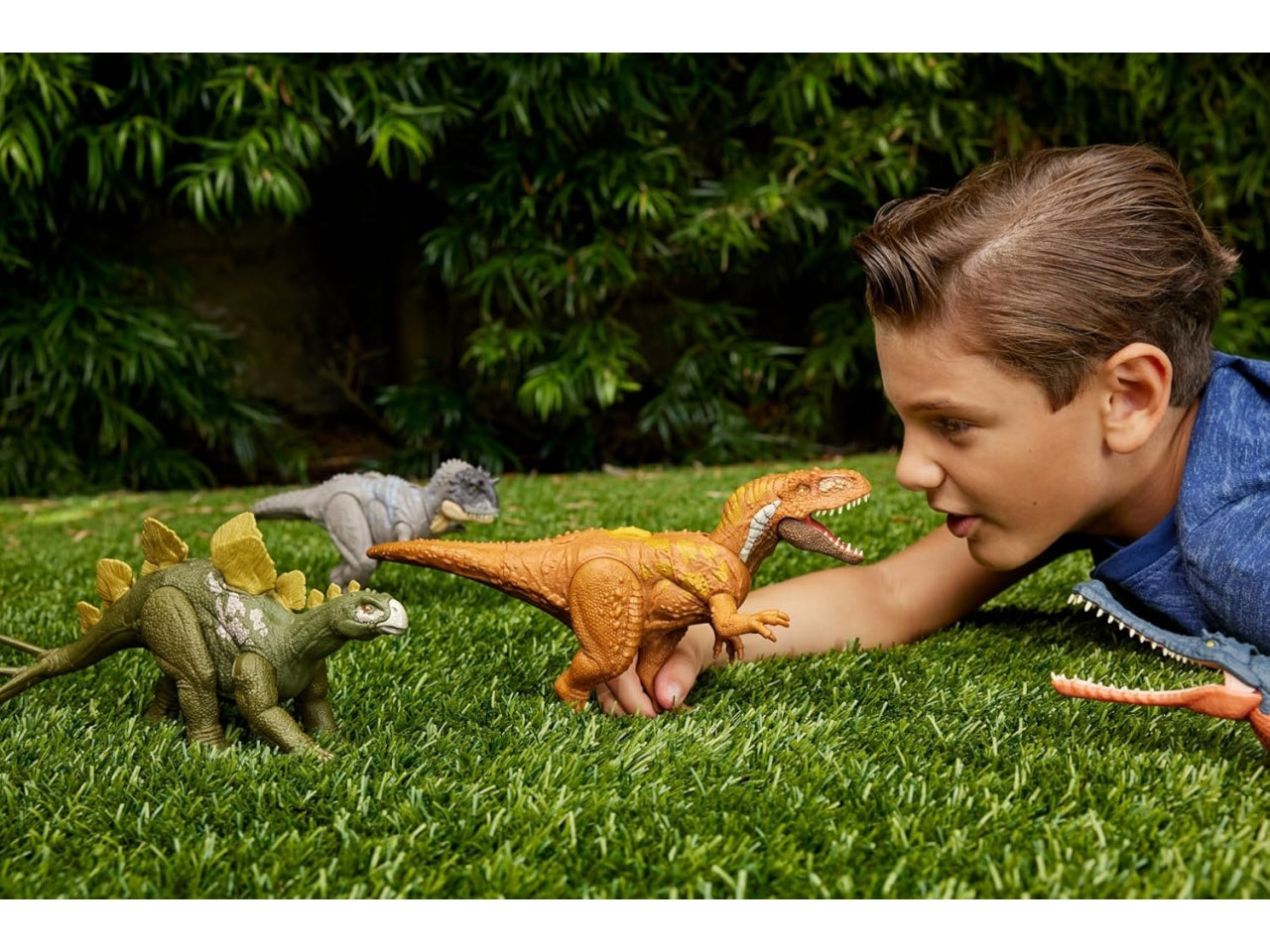 Jurassic World - Ruggito Selvaggio, Diabloceratopo, dinosauro con suoni e mossa d'attacco, dimensioni medie, snodato, con gioco digitale??, Giocattolo per Bambini 4+ Anni - Mattel