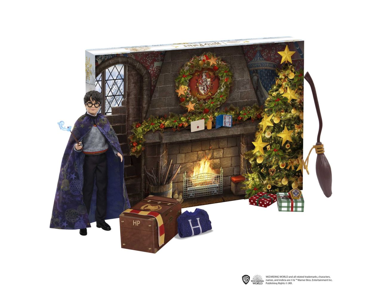 Mattel harry potter calendario avvento personaggio harry potter con 25 accessori$