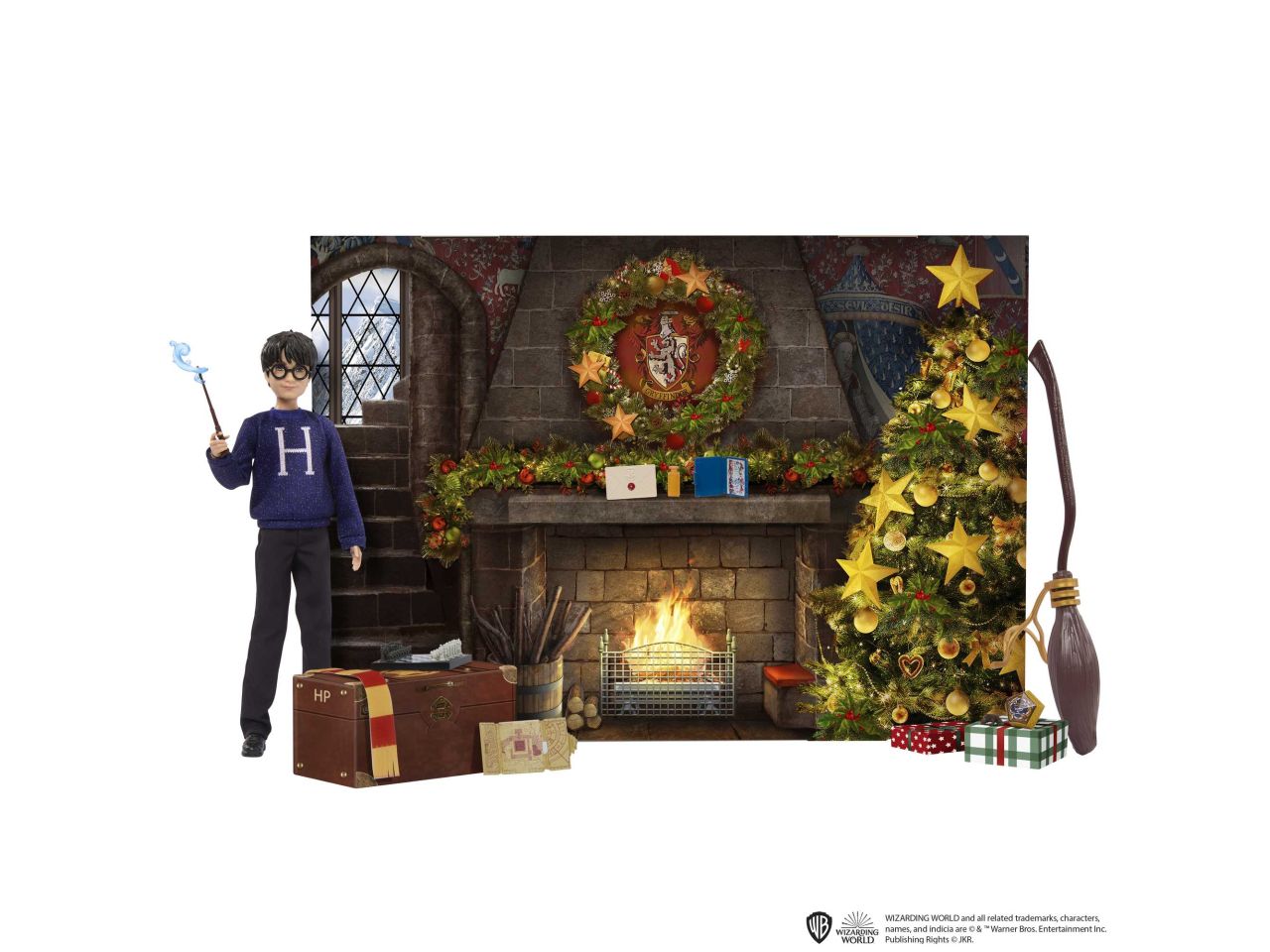 Mattel harry potter calendario avvento personaggio harry potter con 25 accessori$
