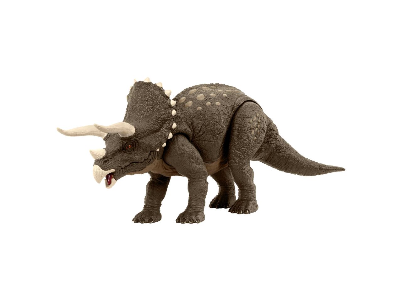 Mattel jurassic world triceratopo protettore della natura