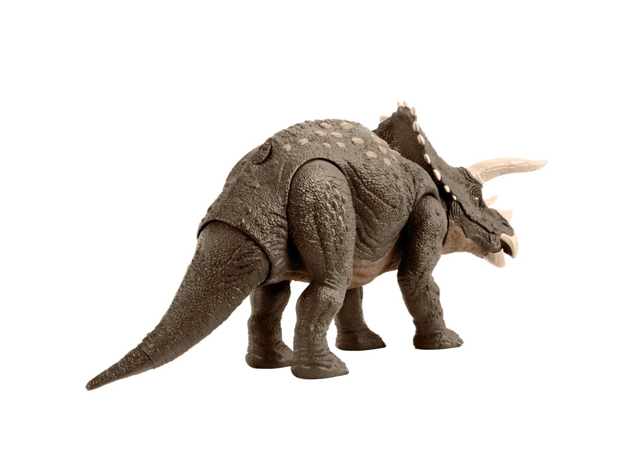Mattel jurassic world triceratopo protettore della natura