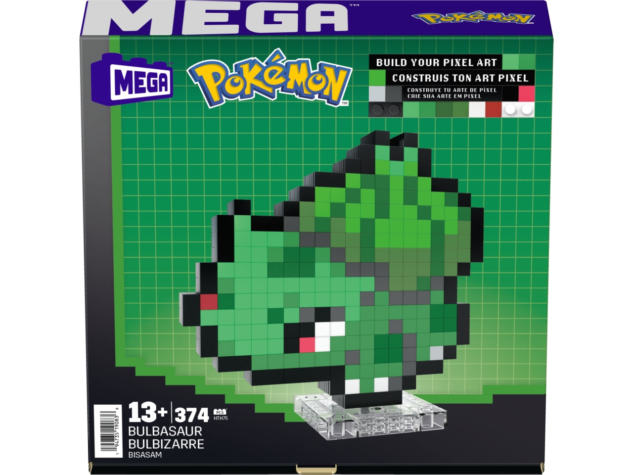 Mega pokemon pixel art - bulbasaur