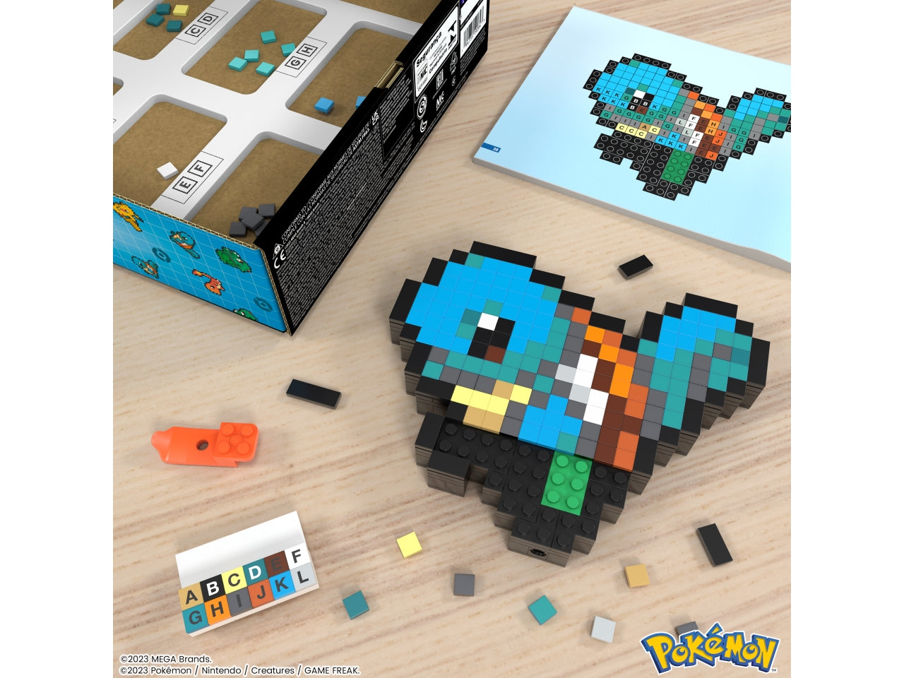Mega pokemon pixel art - squirtle