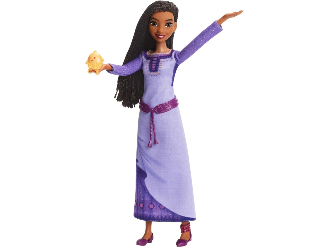 Asha di Rosas Disney Wish con personaggio, canta la canzone del film, per bambini dai 3+ anni, Mattel