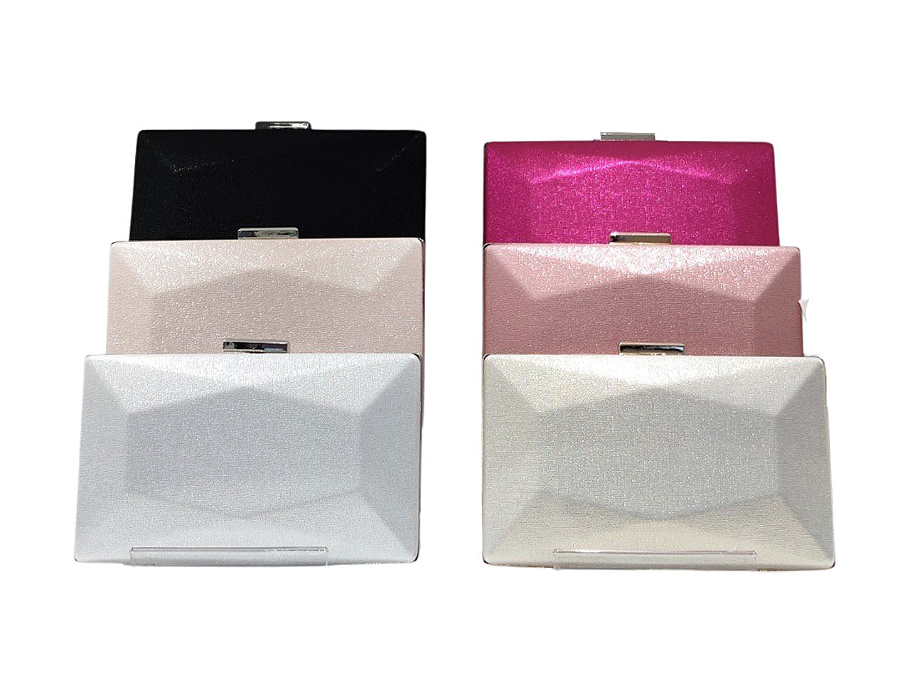 Borsa da sera in tessuto nero lk5690