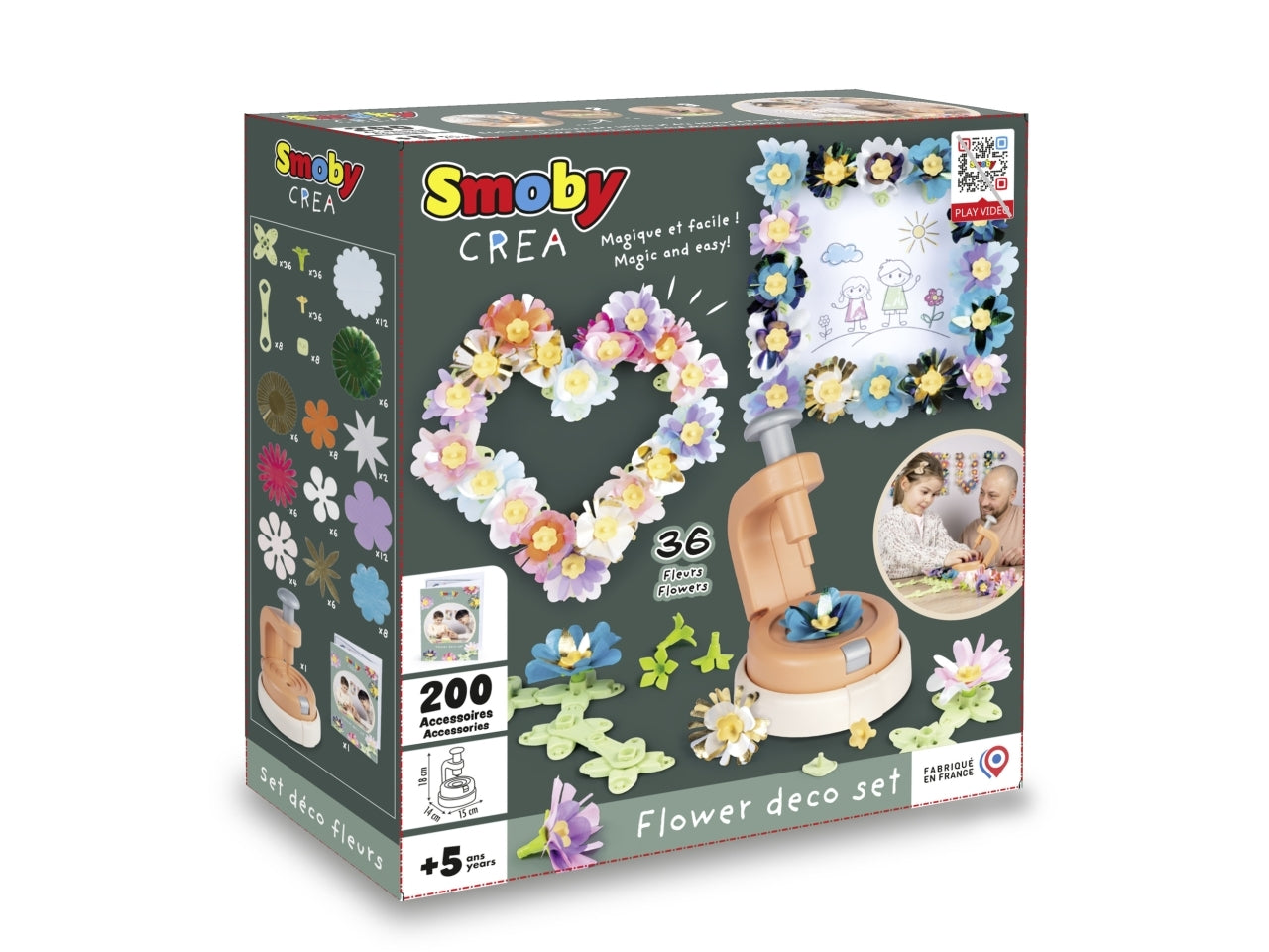 Deco flower set - Smoby