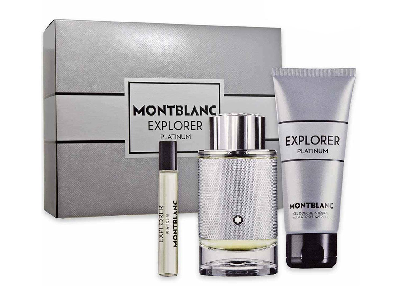 Mont blanc explorer platinum edp 100ml+shower gel 100ml $