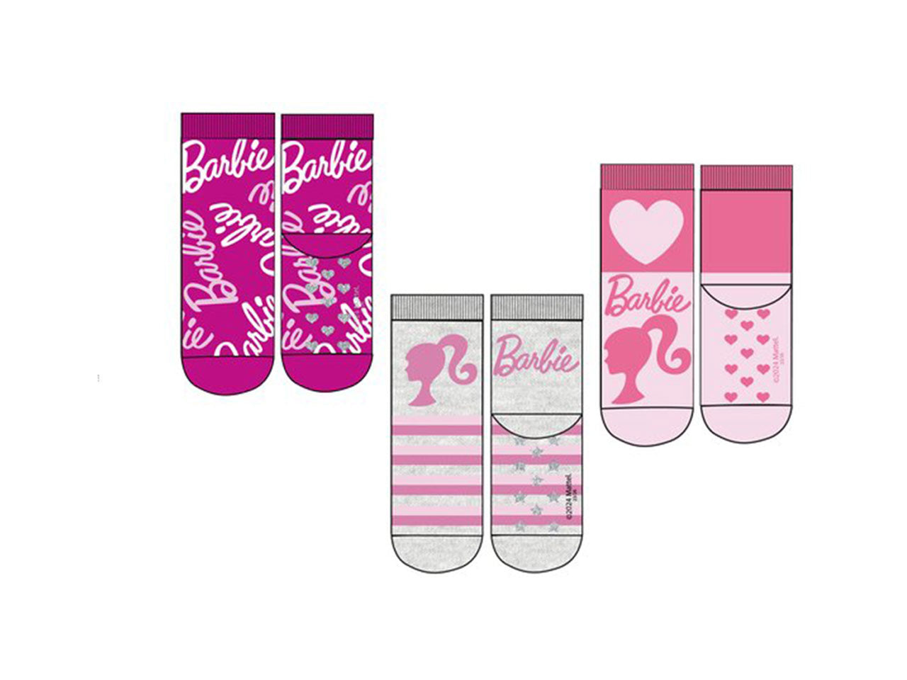 Barbie calzini antiscivolo taglie dal 23 al 34