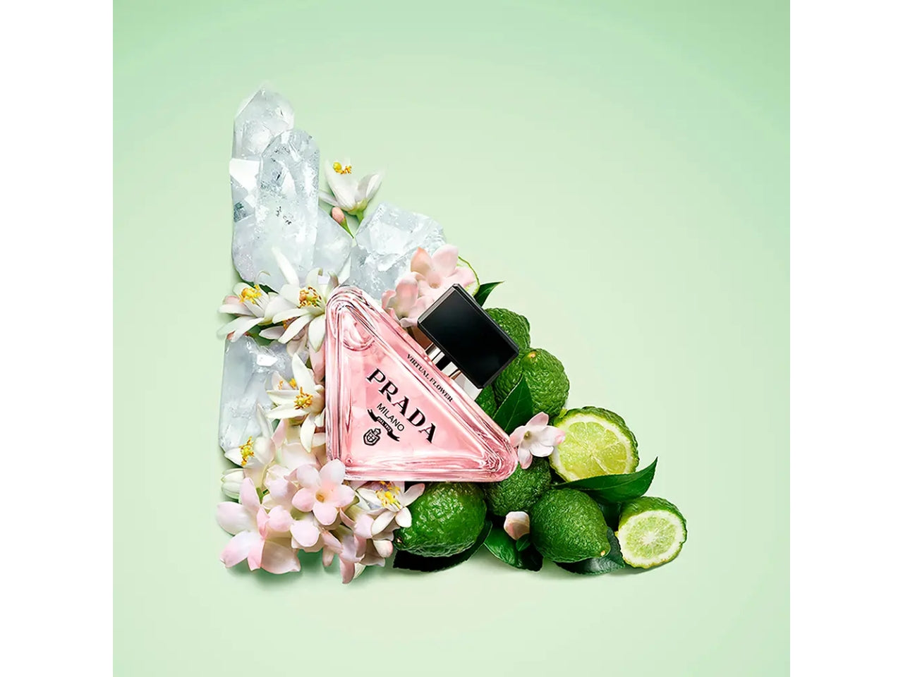 Profumo donna Prada Paradoxe Virtual Flower Eau De Parfum 50 ml, Flacone ricaricabile Bergamotto, Giacinto $