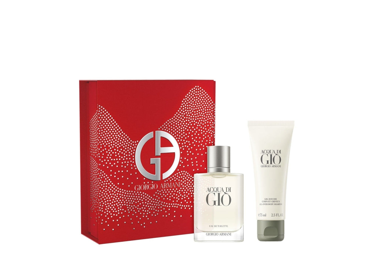 Cofanetto Natale uomo Giorgio Armani coffret Acqua di Gio' edt 50 + gel doccia 75 ml $