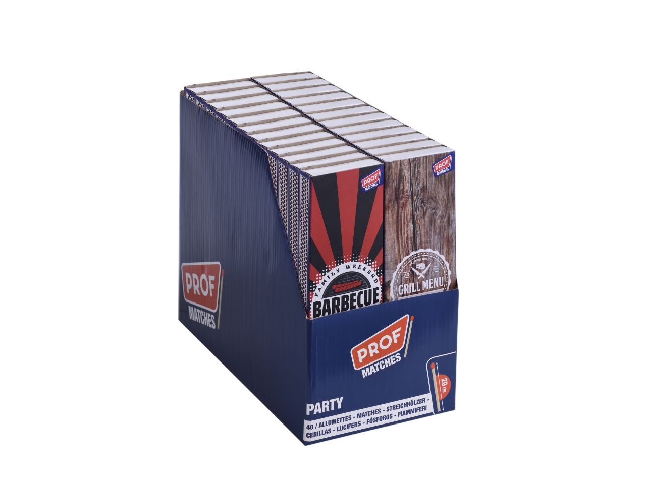 Fiammiferi party matches 200mm 40pezzi