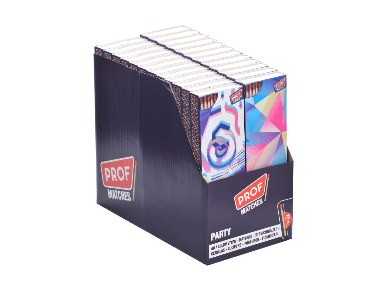 Fiammiferi party matches 200mm 40pezzi