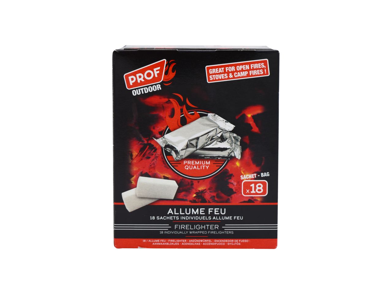 Accendifuoco 18 pezzi