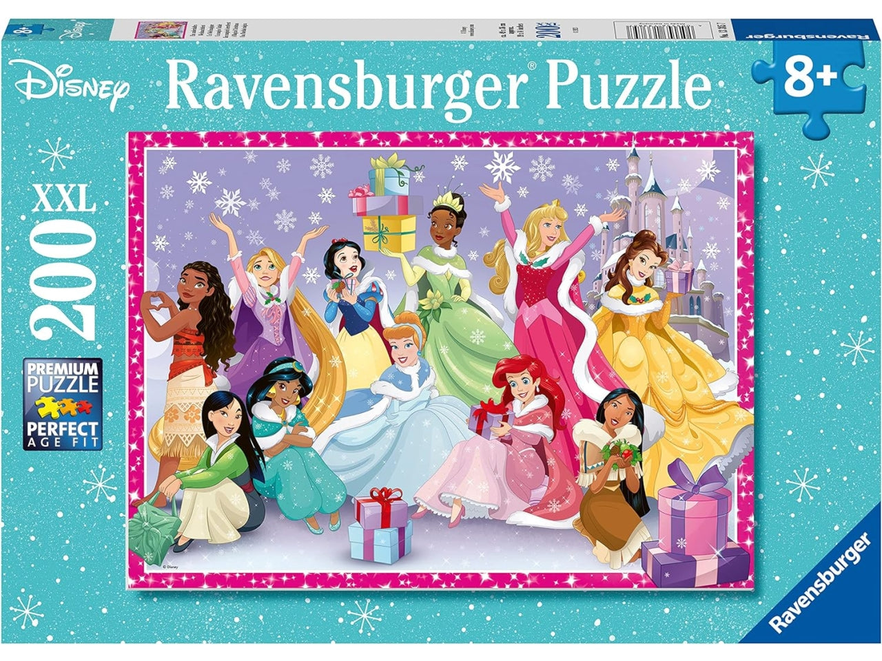Puzzle 200 pezzi XXL Principesse Disney, Idea Regalo Natale per Bambini 8+ Anni, Gioco Educativo - Ravensburger