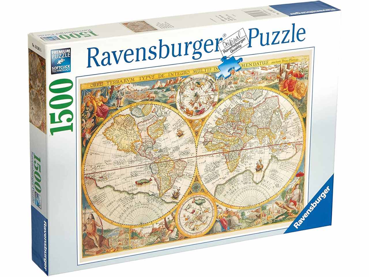 Puzzle 1500 pezzi mappamondo 16381 6