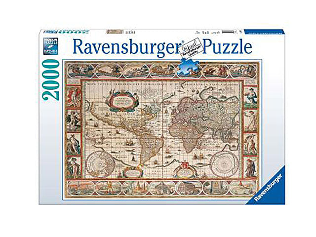 Puzzle 2000 pezzi mappamondo 1650 16633 6