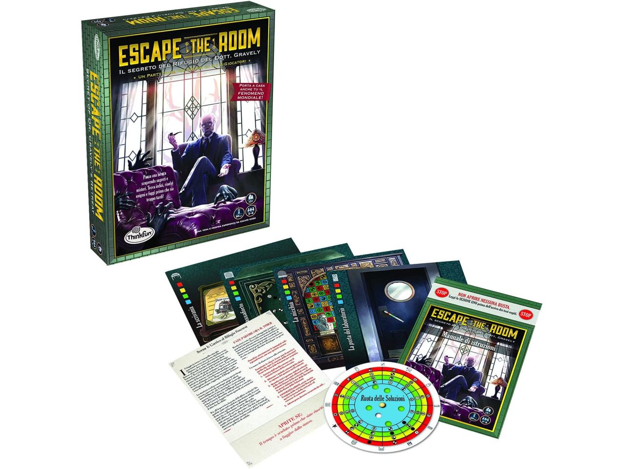 Gioco escape room il segreto del rifugio del dott. gravely