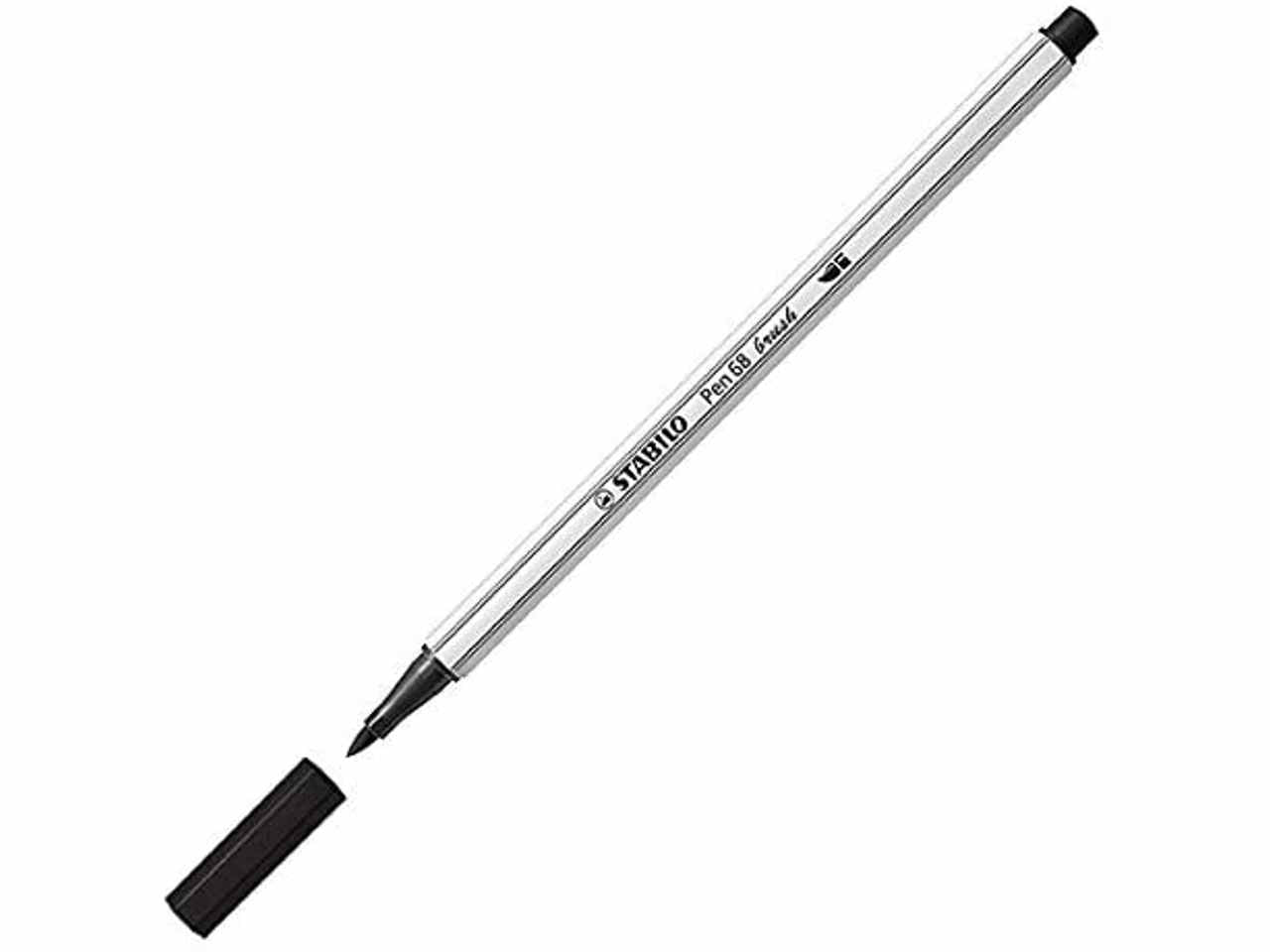 Pennarelli STABILO Pen 68 Brush ARTY Set da 12 Punta a Pennello