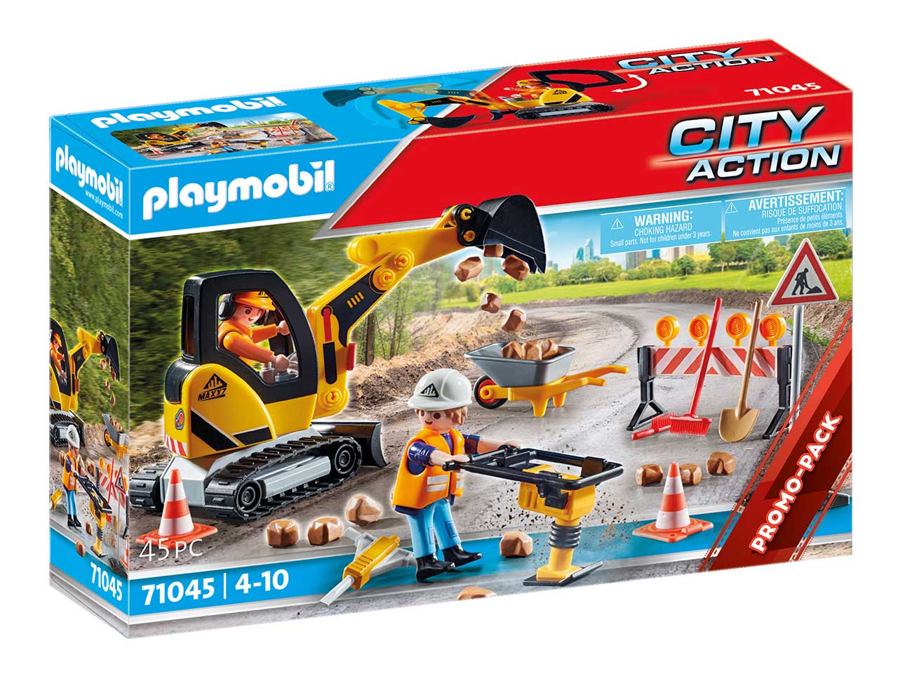Playmobil city action cantiere stradale