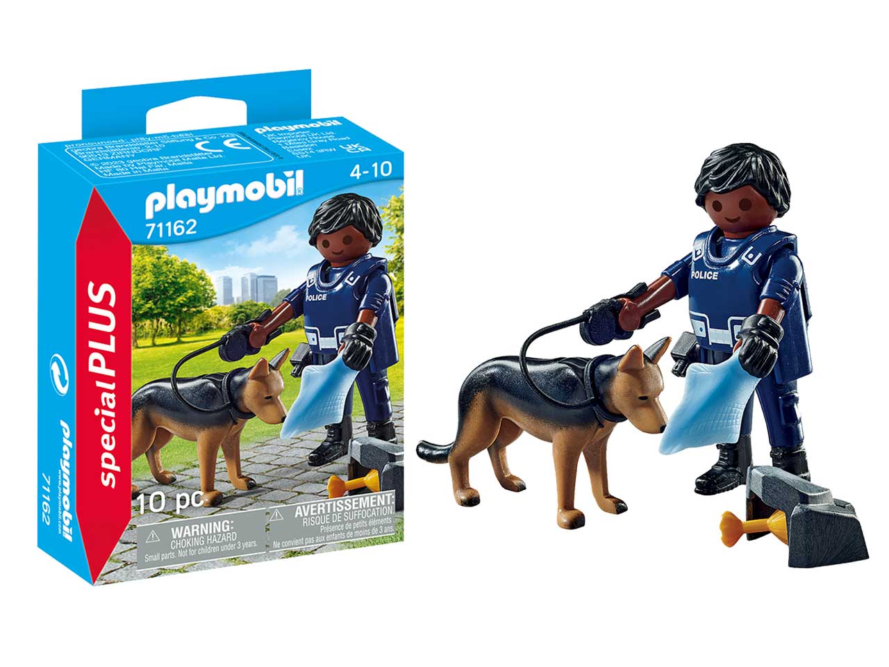 Playmobil special plus agente con cane poliziotto