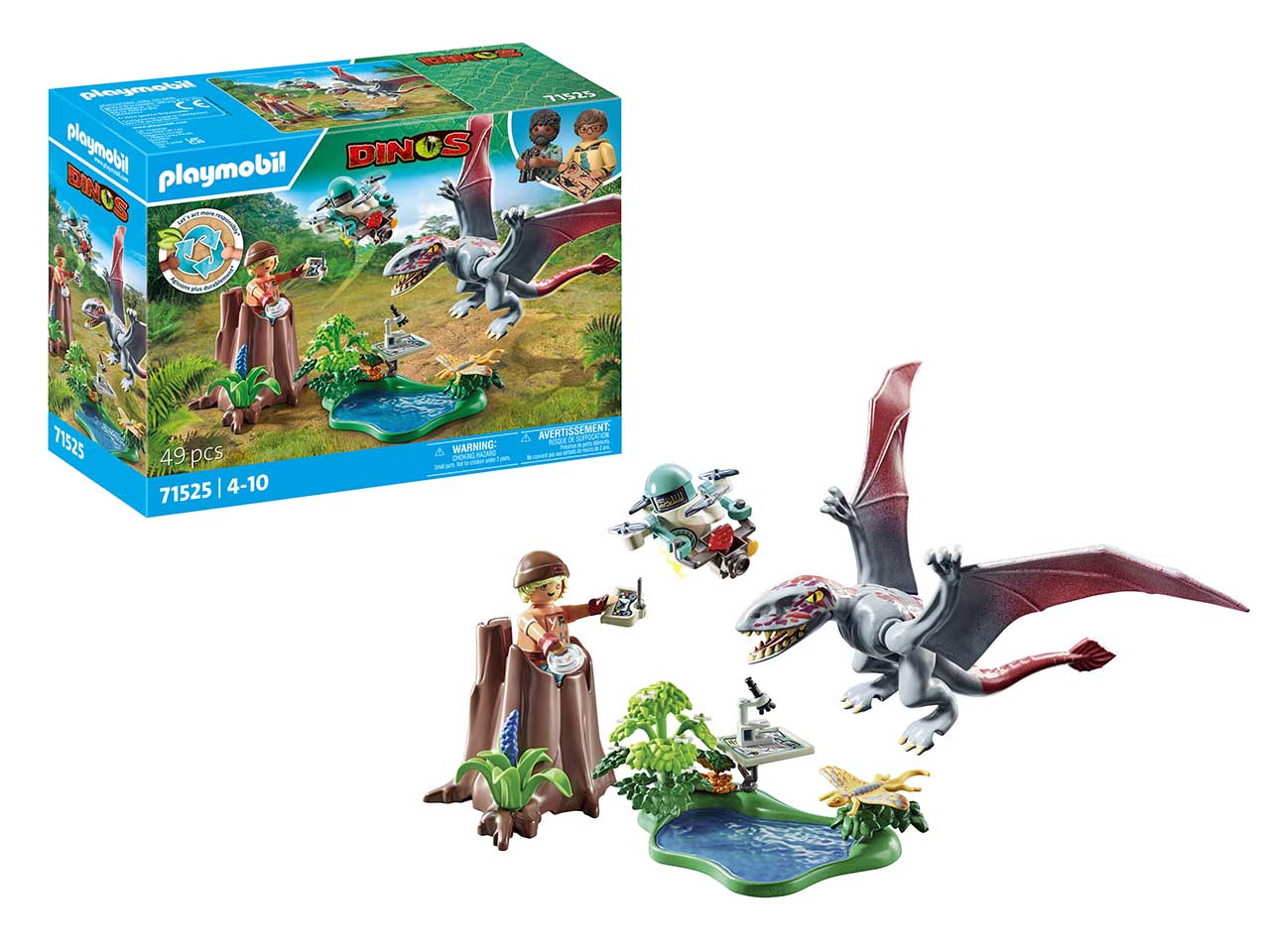 Playmobil alla ricerca del dimorphodon