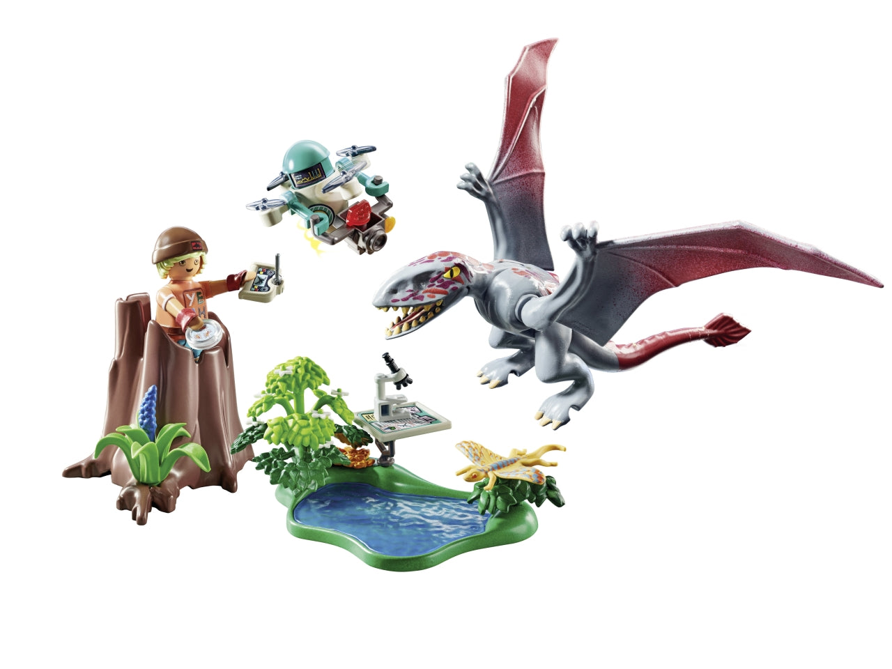 Playmobil alla ricerca del dimorphodon