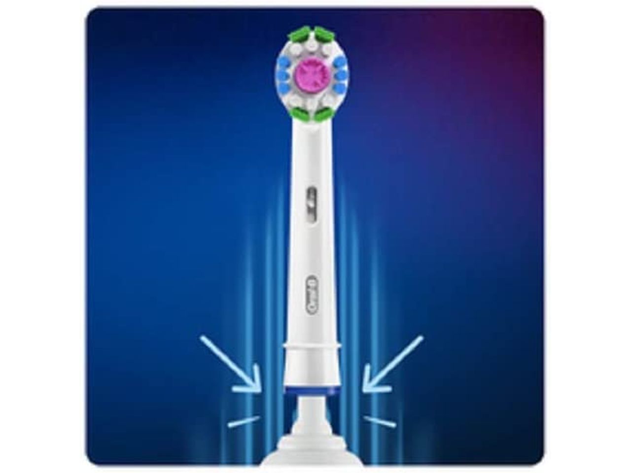 Oral b testine di ricambio 3d white per spazzolino elettrico - la confezione comprende 3 ricambi