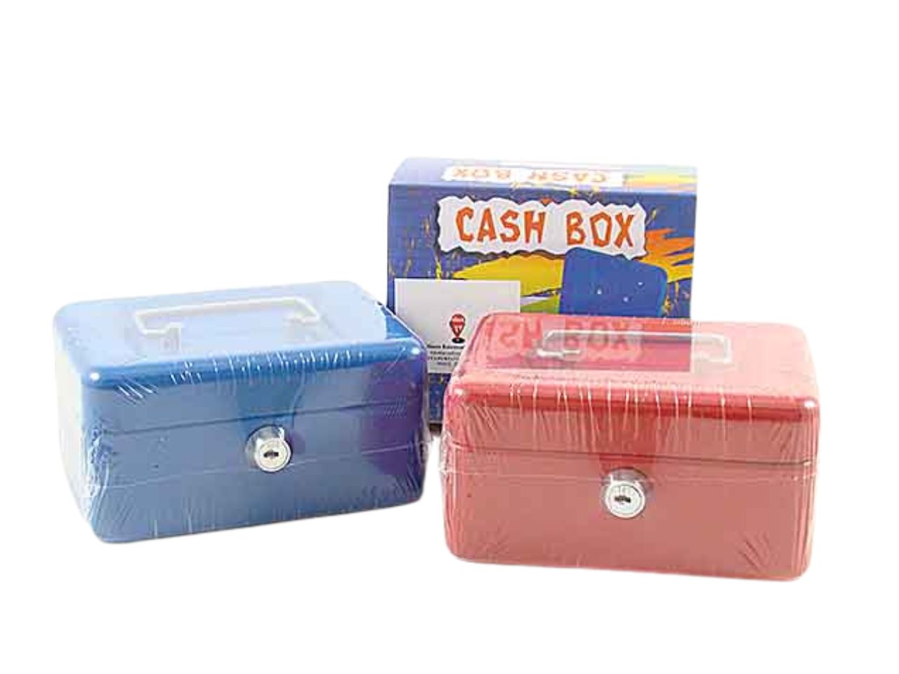 Cassetta sicurezza Siam portavalori in metallo ABS antiurto, 2 chiavi in dotazione assortiti 15x12x8