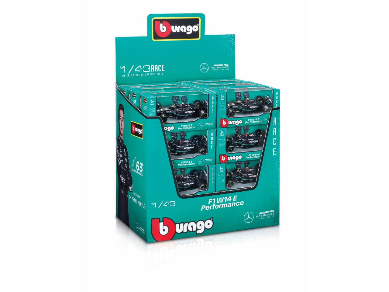 Mercedes amg f1 #63 russel 1:43