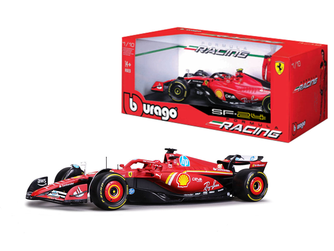 F1 ferrari sf-24 #16 leclerc imola livery scala 1:18
