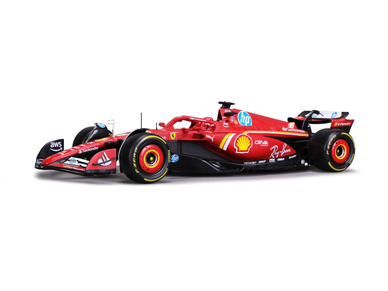 F1 ferrari sf-24 #16 leclerc imola livery scala 1:18