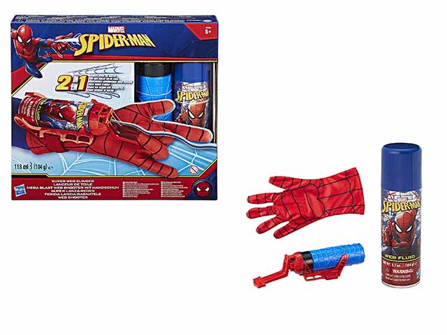 Spiderman spara ragnatele