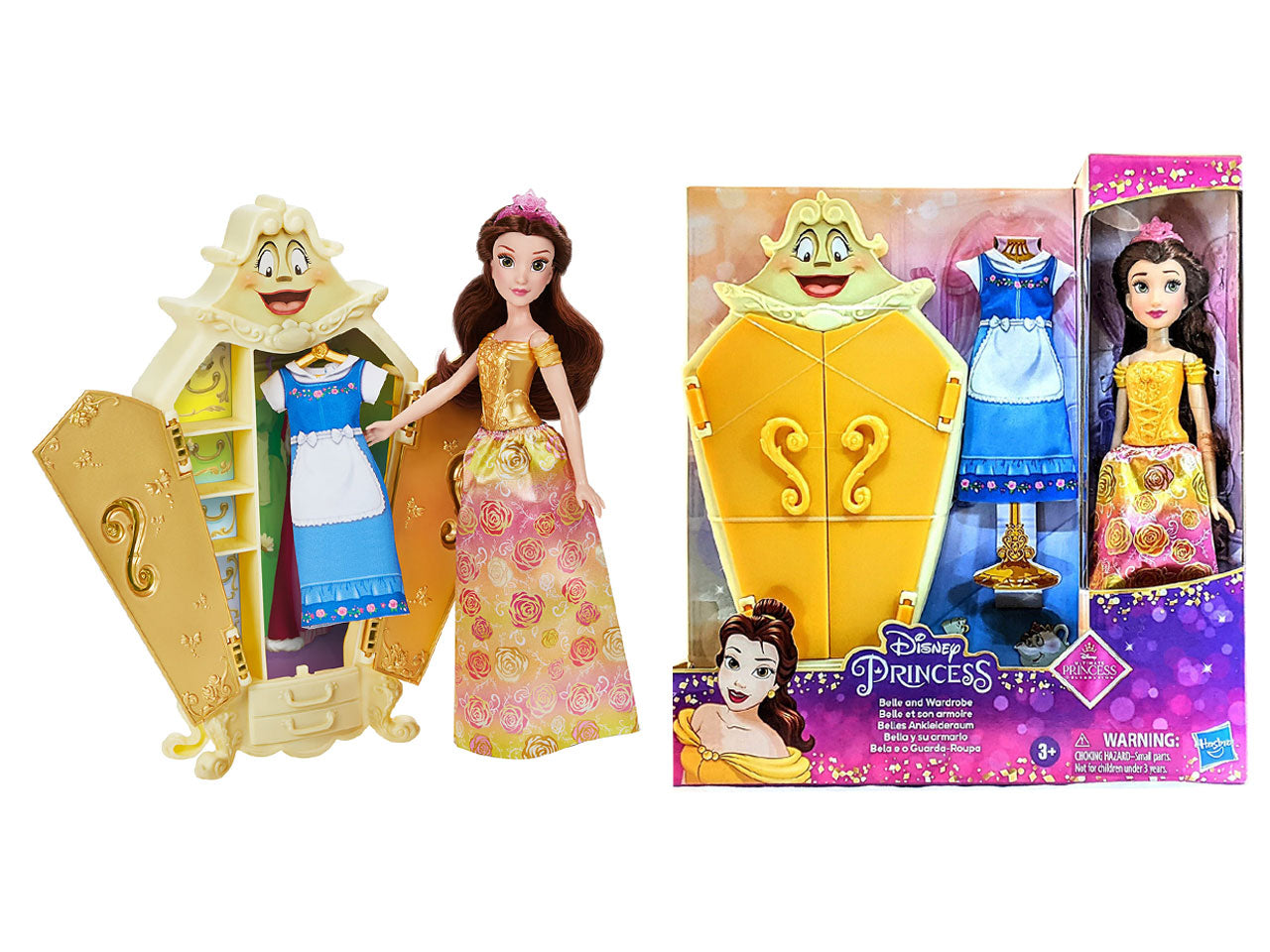 Disney princess la bella e la bestia set guardaroba