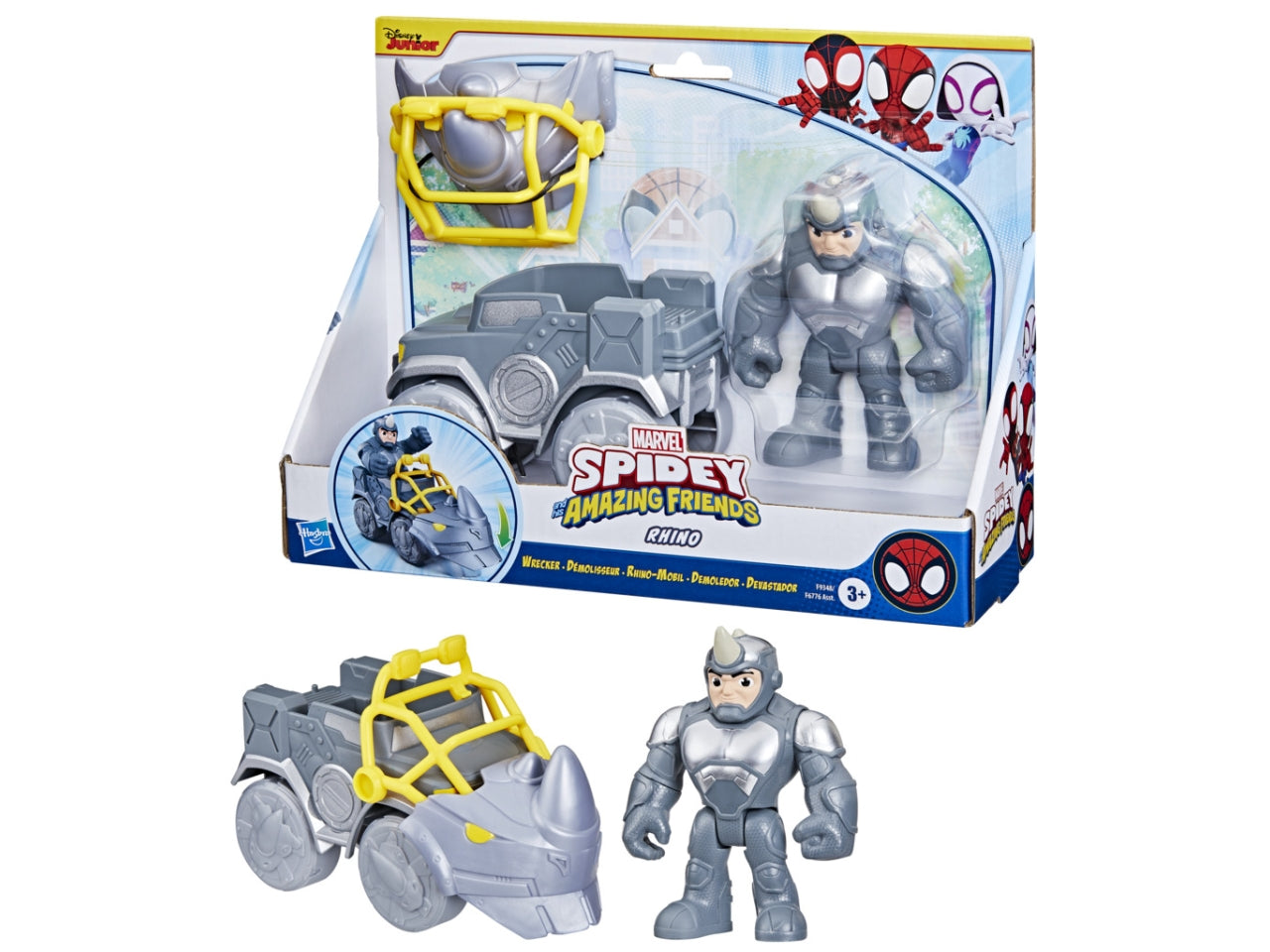 Spidey veicolo con personaggio e accessori - rhino