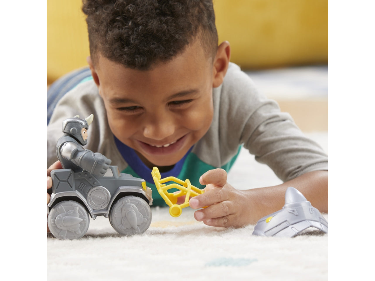 Spidey veicolo con personaggio e accessori - rhino