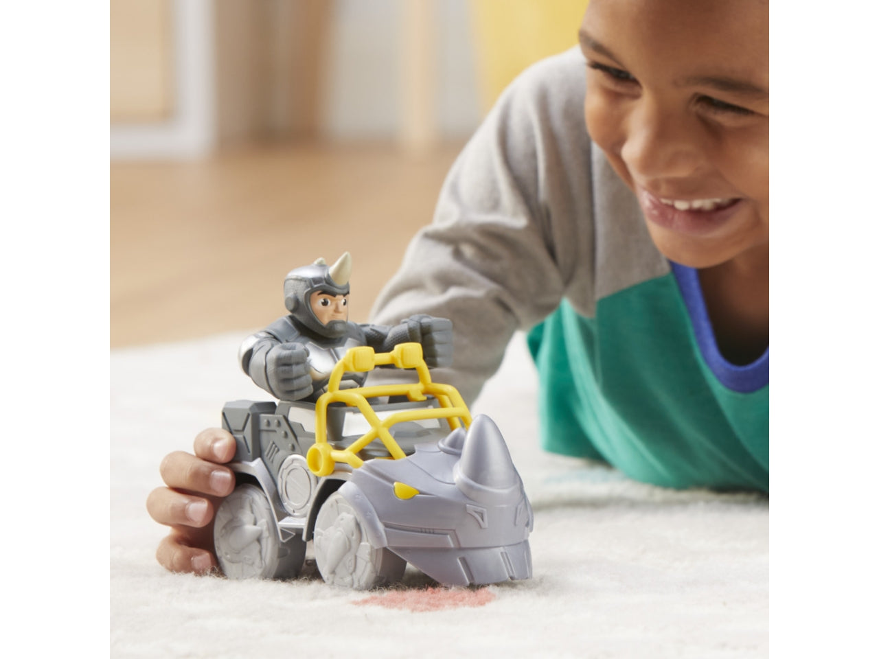 Spidey veicolo con personaggio e accessori - rhino