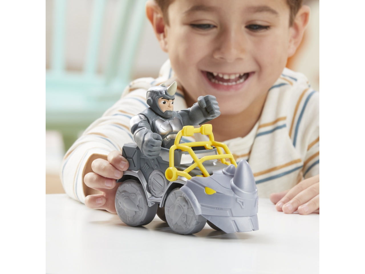 Spidey veicolo con personaggio e accessori - rhino