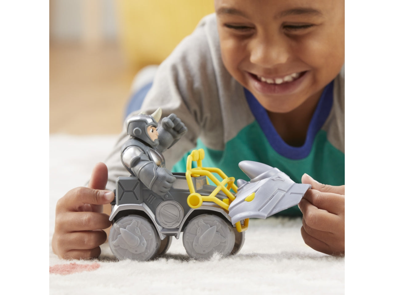 Spidey veicolo con personaggio e accessori - rhino