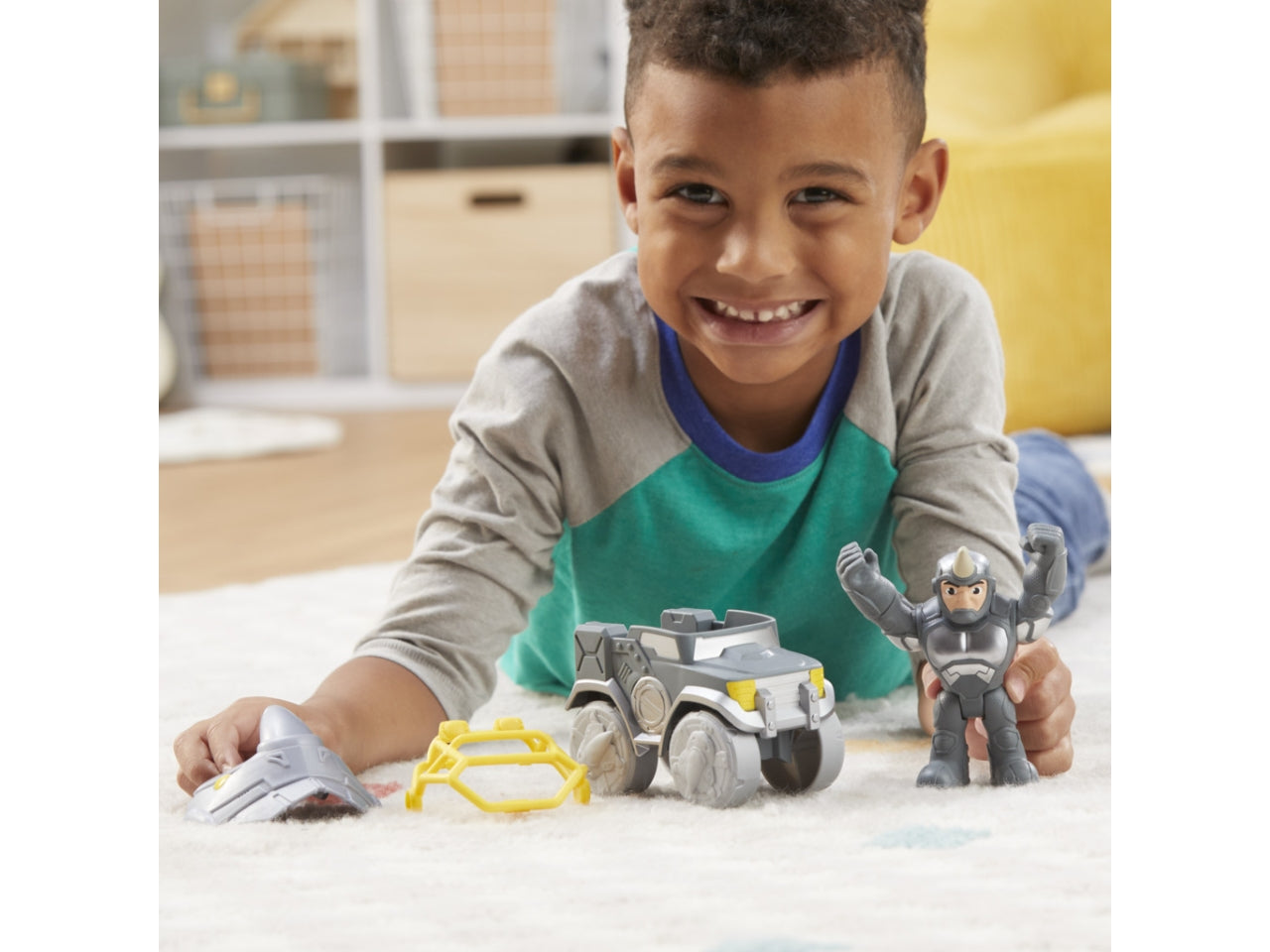 Spidey veicolo con personaggio e accessori - rhino