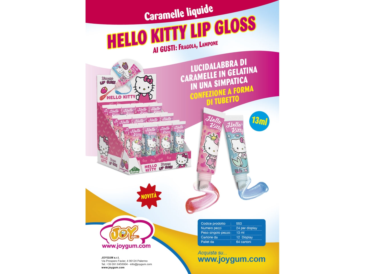 Hello kitty lipgloss 13ml