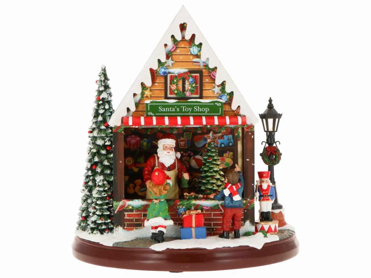 Scenario negozio di giocattoli 25,72x15,56x26,67cm con led multicolor $