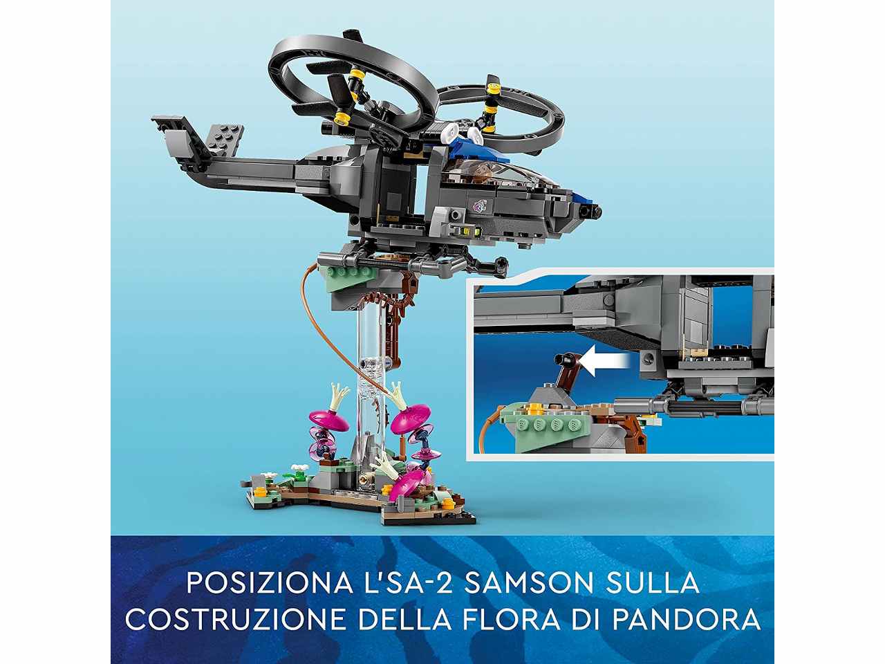 Lego avatar montagne fluttuanti: sito 26 e samson rda