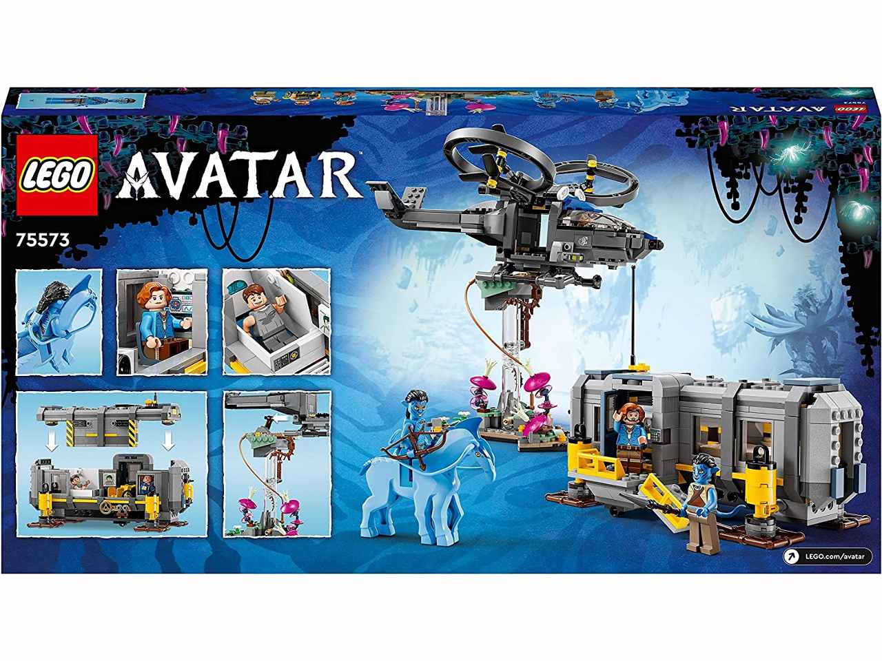 Lego avatar montagne fluttuanti: sito 26 e samson rda