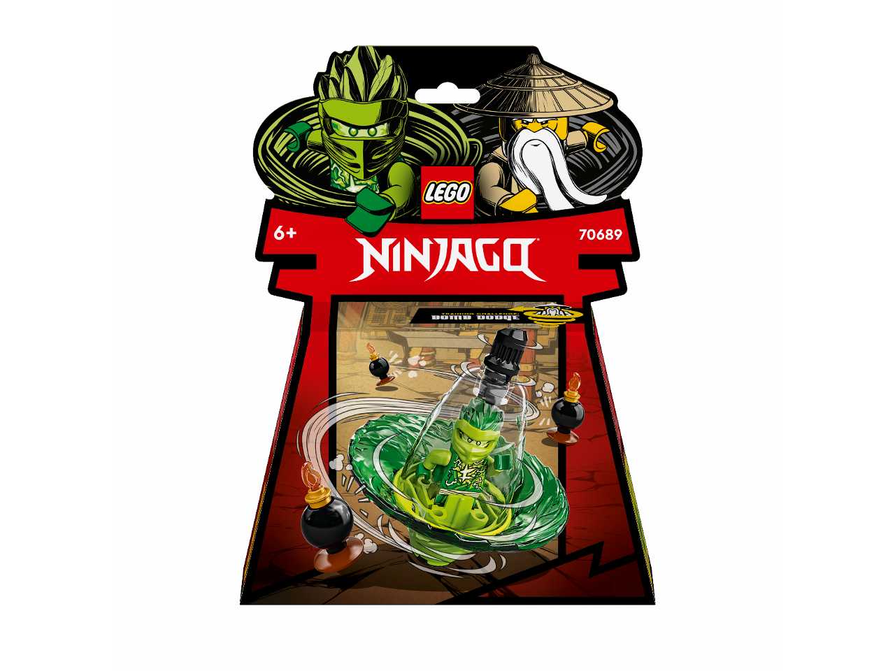 Lego addestramento ninja di spinjitzu con lloyd.