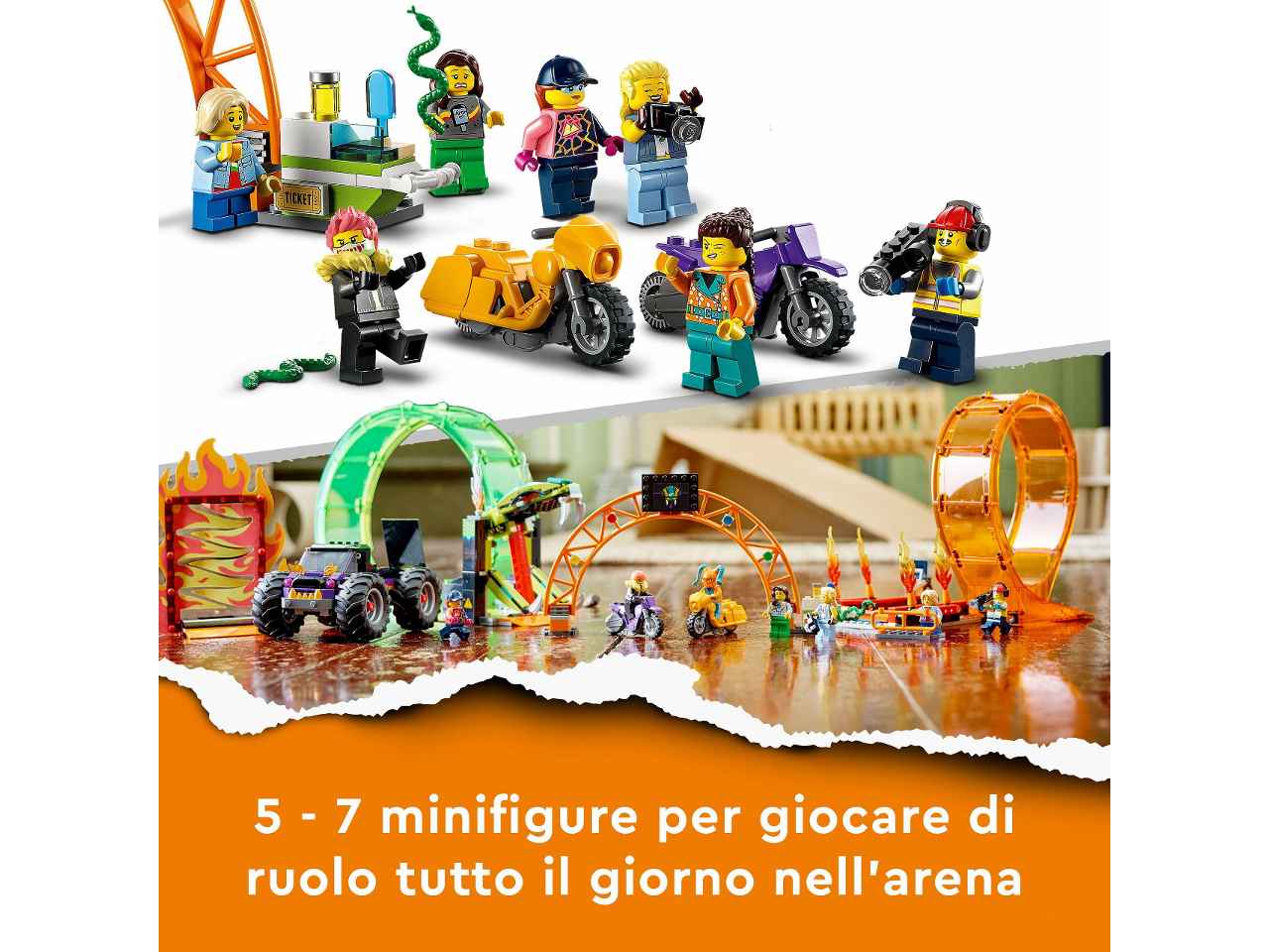 Lego city arena delle acrobazie 60339