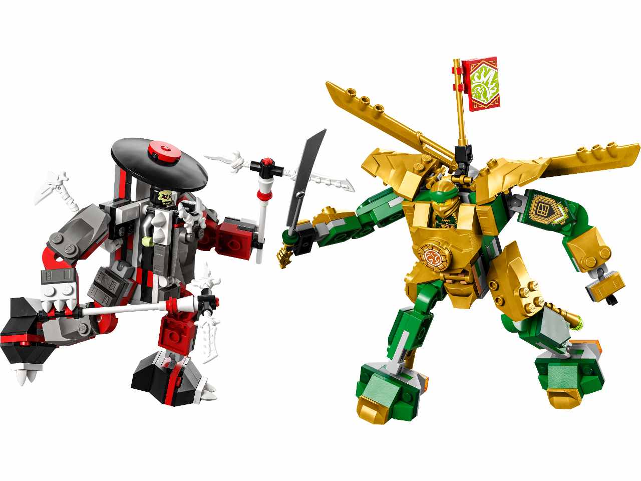 Lego ninjago mech da battaglia di lloyd evolution