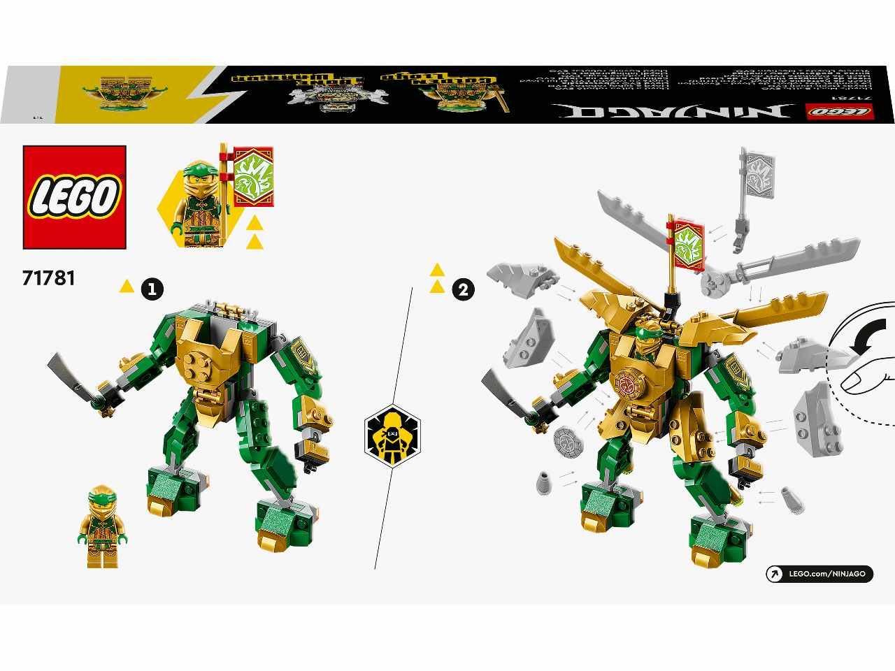 Lego ninjago mech da battaglia di lloyd evolution