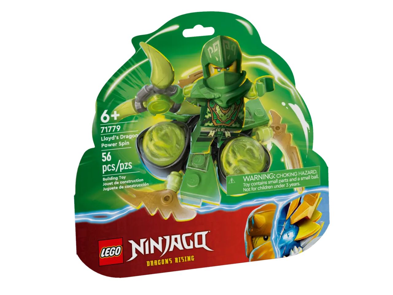 Lego ninjago spin power dragon di lloyd